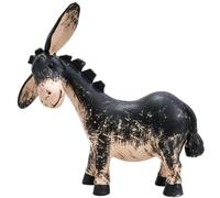 Statuette rustique de campagne Pièce Maîtresse Vintage et Patinée pour | Sculpture Animalière Rustique en Résine pour Maison, Bureau, Hôtel, Salle d'étude, Salon, Entrée, B