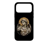 Statuette Saint Michel Archange Icône Sacrée Art Foi Coque pour iPhone 17 Pro Max