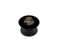 Statuette Saint Michel Archange Icône Sacrée Art Foi PopSockets PopGrip Adhésif
