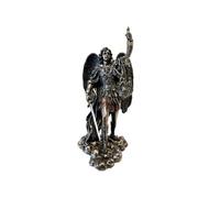 Statuette Saint Michel de couleur bronze