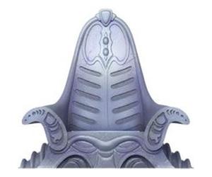 Statuette SilverHawks Ultimates Mon Star's Transformation Chamber Throne Gris 20 x 23 cm PVC Collection Gris G