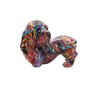Statuette Teckel en Résine "Psyco" 20cm Multicolore