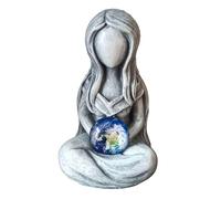 Statuette Terre Mère en Résine Figurine Terre Mère Ghia Mother Nature Déesse Terre Mère pour Jardin