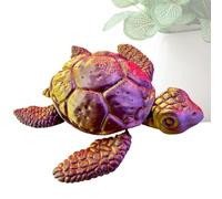 Statuette Tortue 3D - Décoration de Bureau Imprimé Tortues Marines Mini Sculpture Mobile Beau Cadeau Décoration Interactive Maison Cadeau Pour Filles Adolescentes