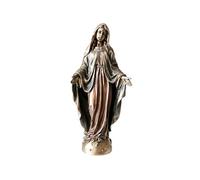 Statuette Vierge Marie de couleur bronze