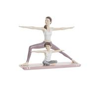 SIGNES GRIMALT Statuette Yoga Maman et Enfant - Longueur 24 cm x Largeur 6.5 x Hauteur 19 cm
