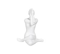 Statuette Yogini en résine blanche 24 cm