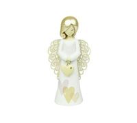 Statuette You Are An Angel coeur - Largeur 6 cm x Hauteur 12,5 cm x Profondeur 4.5 cm