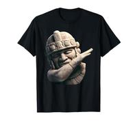 Statuettes géantes olmèques colossales mexicaines drôles T-Shirt