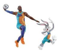 Statuettes Lebron James et Bugs Bunny Space Jam A New Legacy 15 et 12 cm Multicolore G