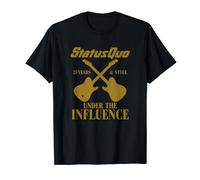 Status Quo - Influence Guitars Black T-Shirt