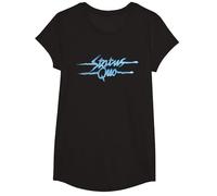 Status Quo Sound Waves Logo T-Shirt, Fille, Noir, M