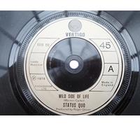 Status Quo - Status Quo Wild Side Of Life 7" Vertigo 6059153 EX 1976