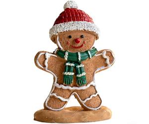 Statut de bureau festif en résine marron 11 cm (A)