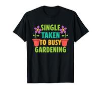Statut de la relation de jardinage à prise unique Femmes jardinières T-Shirt