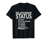 Statut de la relation en attendant un miracle - Drôle T-Shirt