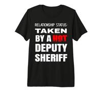Statut de la Relation: Pris par Un Petit ami de shérif Adjoint Chaud T-Shirt Haut de Gamme