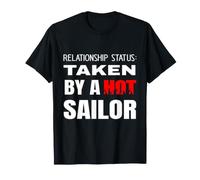 Statut de la Relation: Pris par Une Femme de Petit ami Marin Chaud T-Shirt