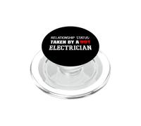 Statut de la Relation: Pris par Une Petite Amie électricienne Chaude PopSockets PopGrip pour MagSafe