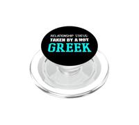 Statut de la Relation: Pris par Une Petite Amie Grecque Chaude PopSockets PopGrip pour MagSafe
