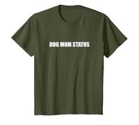Statut de Maman du Chien T-Shirt, Enfant, Olive, 4 Ans