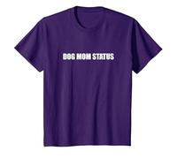 Statut de Maman du Chien T-Shirt, Enfant, Violet, 6 Ans