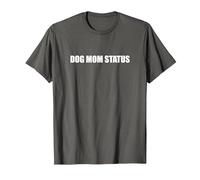 Statut de Maman du Chien T-Shirt, Homme, Asphalte, XL