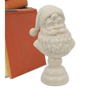 Statut du Père Noël - Ornement de bureau en résine, sculpture de demi-corps du Père Noël, figurine de vacances | Décoration en résine festive pour dortoir de salon dortoir