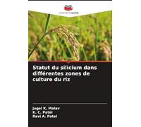 Statut du silicium dans différentes zones de culture du riz