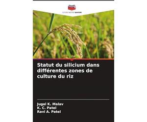 Statut du silicium dans différentes zones de culture du riz