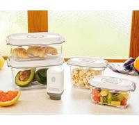 Statut Pompe Électrique Pour Sottovuoto Rechargeable En Abs Blanc