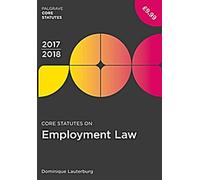 Statuts fondamentaux sur le droit du travail 2017-18
