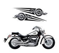 STATUZ pour Honda Shadow VT 125 NV400 VT600 VF750 VT750 VT1100 Moto Style Vintage Décalcomanie Réservoir De Gaz Décalcomanies Autocollants Décorer