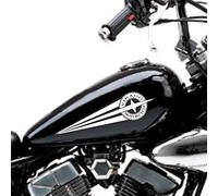 STATUZ pour Yamaha XV250 XV400 XV535 Virago Moto Décalcomanie Carénage Autocollants Réservoir De Carburant Décalcomanies Vinyle Autocollant Décorer