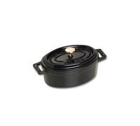 STAUB 1101125 MINI COCOTTE OVALE NOIR MAT 11 CM