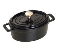 STAUB Mini cocotte ovale La Cocotte Staub 0.25 L Noir