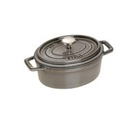STAUB Cocotte ovale La Cocotte Staub 0.6 L Gris graphite