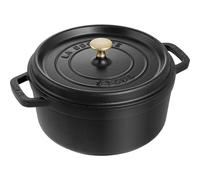 Staub 1102425 Cocotte Ronde Noir - 24 cm