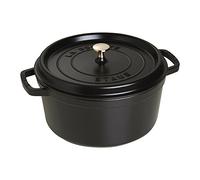 Staub 1102825 Cocotte Ronde 7 QT - Noir (Matt) 28 cm