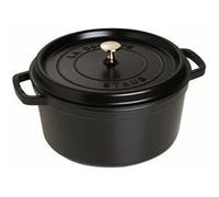 Cocotte fonte noire 28 cm