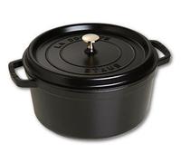 Staub 1103425 Cocotte Ronde Noir Mat 34 Cm