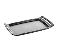 STAUB 12033801 Plancha en fonte double brûleur en acier inoxydable Graphite