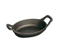 Staub 1301323 Mini Plat Ovale Fonte Noir 15 Cm