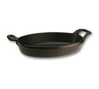 Staub - 1302323 - Plat Ovale Empilable - Fonte - Noir - 24 cm Noire G