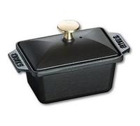 STAUB Terrine Staub plat à gratin fonte noir 15x11 cm