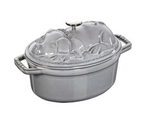 STAUB 40500-176-0 Cocotte en Fonte, Gris Graphite, 17 cm