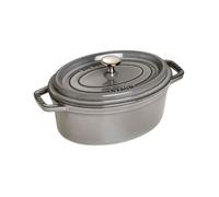 STAUB 405002360 - Cocotte ovale - Ø 23 cm - Gris graphite