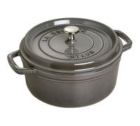 STAUB 405002460 - Cocotte ronde - Ø 24 cm - Gris graphite