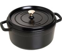 Staub 40509-310-0 Staub La Cocotte 26cm rund, schwarz, Gusseisen