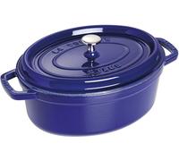 Staub 40510-288-0 Cocotte En Fonte Ovale 29 Cm 4,25 L Bleu Foncé Bleu